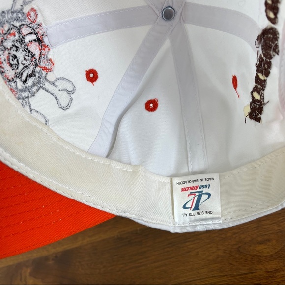 VTG Cleveland Browns Logo Athletic Dawg Pound NFL Snapback Hat Cap Red Onion - Picture 15 of 16